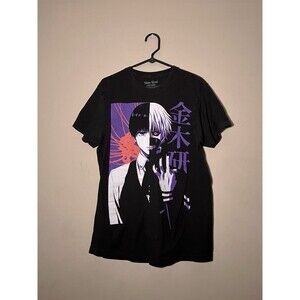 Funimation Tokyo Ghoul Ken Kaneki Black Graphic T-Shirt Men's Large